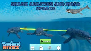 NEW SharkBite 2 Mosasaurs and Abilities Update [upl. by Ophelie977]