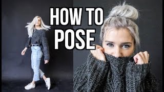 How To Pose In Photos  5 Easy Poses For Instagram [upl. by Bouley]