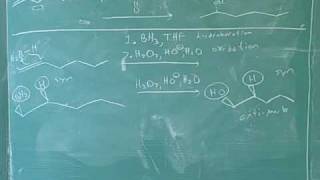 Synthesis of alcohols from alkenes 5 [upl. by Ronyam]