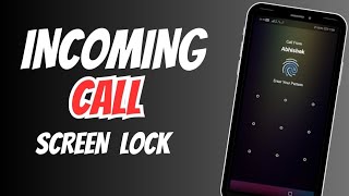 Incoming Call Lock pin  pattern  Incoming Call Lock Setting  Incoming Call Lock Kaise Lagaye [upl. by Enitsrik760]