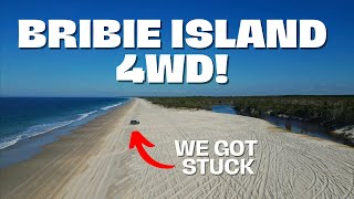 Bogged On The Beach 4WDING BRIBIE ISLAND [upl. by Annazus]