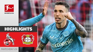 Grimaldo Strikes As B04 Go 10 Clear  1 FC Köln  Bayer Leverkusen 02  Highlights MD24 – BL 2324 [upl. by Adnana]