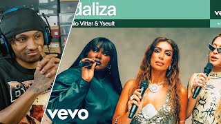 SEVDALIZA  ALIBI  Live From Vevo Studios ft PABLLO VITTAR YSEULT Reaction [upl. by Notlim]