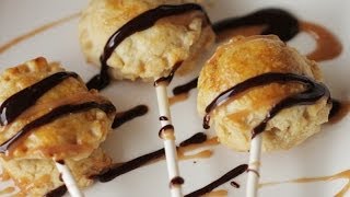 How to Make Mini Apple Pie Pops  Simply Bakings [upl. by Lennahs]