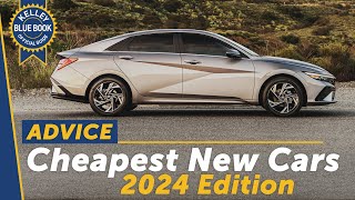 The Cheapest New Cars of 2024 [upl. by Eeltrebor29]