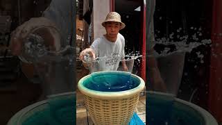 slow motion effect video water slowmotion youtubeshorts asmr [upl. by Idurt]