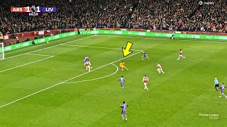 😱🤯Alisson amp Van dijk HUGE mistake vs Arsenal Gabriel Martinelli Goal vs Liverpool ⚽🔥 [upl. by Lonne]