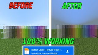 Latest Connected Glass Texture Pack For Minecraft Pe  New Connected Glass Texture Pack For Mcpe [upl. by Kimitri717]