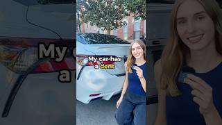 My car has a dent 😱😭 ariannitalagringa funny funnyenglish english gringa [upl. by Bonni]