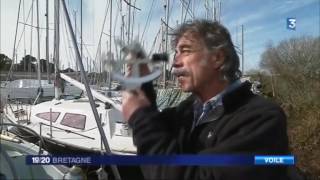 Loïc LepageGGR2018 Fr3 Bretagne du 05 04 2017 [upl. by Auqeenwahs]