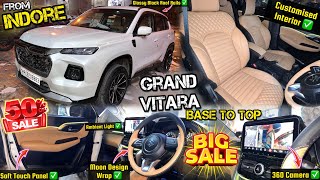 Grand Vitara Sigma Base to Top Modified 🔥 Grand Vitara Sigma Modification 🔥 [upl. by Chernow683]