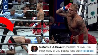 BOXERS REACT TO JAKE PAUL KNOCKOUT RYAN BOURLAND  JAKE PAUL VS BOURLAND REACTIONS [upl. by Paske]