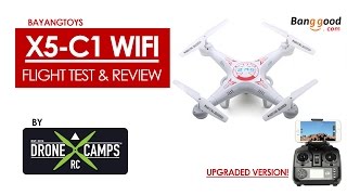 X5C1 Wifi Quad  Review amp Flight Test [upl. by Biancha950]