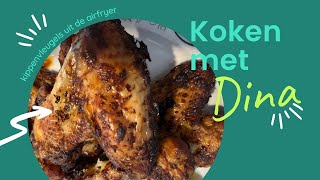 Kippenvleugels uit de airfryer  chickenwings 😍😋 [upl. by Flss]