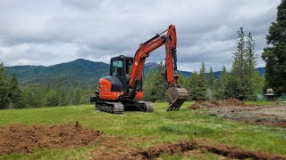 Power drop with the Kubota KX 040 4 [upl. by Annaicul775]