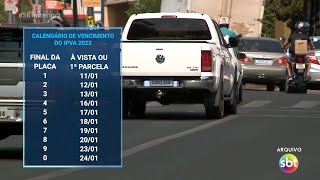 IPVA 2023 pagamento começou hoje para veículos com placas final 1 [upl. by Laurel]