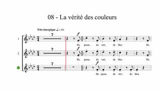 08  La vérité des couleurs  Voix 1 ➜ 3 [upl. by Poul]