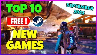 TOP 10 NEW Free Steam Games to Play September 2023 [upl. by Orual725]