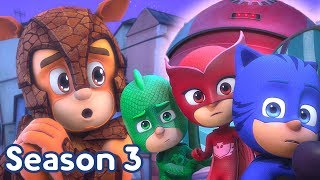 PJ Masks Season 3  NEW Armadylan and Robette  Season 3 Episode 3 Clip  PJ Masks Official [upl. by Nwahser]