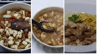 PETTO DI POLLO AI FUNGHI 3 idee un unica ricetta  RICETTE DI GABRI [upl. by Akimaj906]