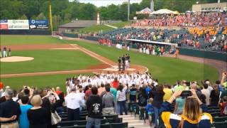 2014 Solley ES National Anthem Bowie Baysox Game 2014 05 09 [upl. by Alisa]