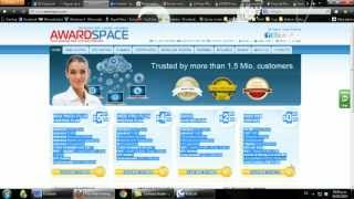 Crear Hosting y subir archivos a AWARDSPACE 2013 [upl. by Watanabe]