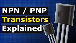 NPN amp PNP Transistors explained  electronics engineering [upl. by Ahsieken901]