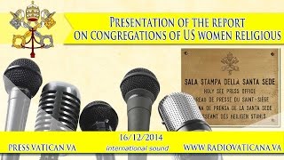 Presentation of the report on congregations of US women religious  20141216 [upl. by Wolfie]