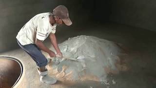 Prepration for plaster How to mix cement and send manulycement masala kaise milaye [upl. by Letnoj]