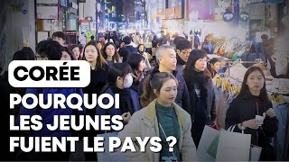 Corée  pourquoi les jeunes fuient le pays [upl. by Stout]