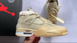 Jordan 4 Off White Sail [upl. by Odlavso]