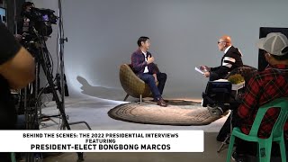 BTS The 2022 Presidential OneOnOne Interviews featuring Presidentelect Bongbong Marcos [upl. by Arst]