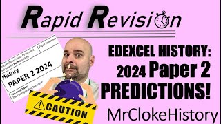 Paper 2 Predictions 2024 EdExcel GCSE History [upl. by Dadivitan891]