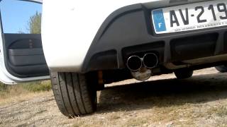 Twingo GT Ktec Racing Exhaust  PiperCross Airfilter [upl. by Nylrahs785]