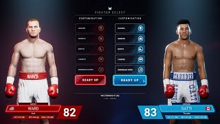 Micky Ward VS Arturo Gatti  Undisputed Boxing Game Early Access ESBC [upl. by Melloney]