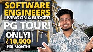 Software Engineer living on a budget  PG tour  Stanza Living  Hyderabad and Bangalore [upl. by Enialehs]