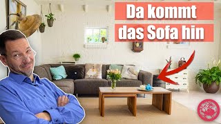 Feng Shui im Wohnzimmer  Sofa richtig aufstellen [upl. by Elston608]