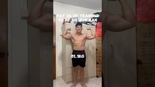 Day 26 of training to be an Ironman motivation workout fypシ゚viral fyp gym fitness subscribe [upl. by Yssirhc654]