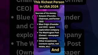 This Richest Person in USA 2024 short [upl. by Duke502]