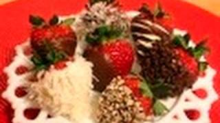 Chocolate Dipped Strawberries Farmers Market Gourmet 26 [upl. by O'Donovan]