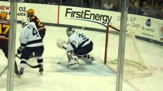 Penn State ice hockey goalie Eamon McAdam game action against Minnesota Gophers [upl. by Maynard]