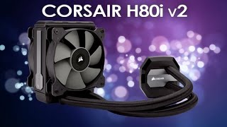 Установка системы водного охлаждения Corsair H80i V2 [upl. by Onitsirc]