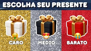 ESCOLHA SEU PRESENTE 🎁 BRANCO PRETO VERMELHO CHOOSE YOU GIFT 🎁 ELIGE TU REGALO [upl. by Leno]