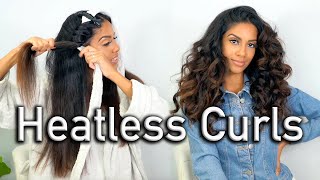 Heatless Hydrated Curls for Frizzy Hair  HAIR TUTORIAL  ARIBA PERVAIZ [upl. by Eteragram]