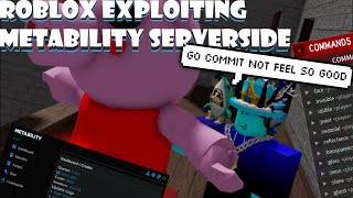 ROBLOX Exploiting Server Side Scripts  Metability SS Review [upl. by Earl]