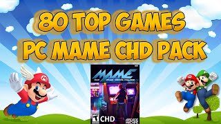 PC MAME Collection of the Best 80 CHDs Games [upl. by Enelime]