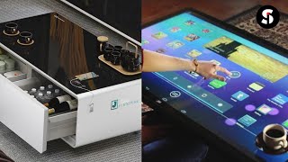 8 Incredible Smart Coffee Table You Must See  Smart Table Furniture [upl. by Eixel]