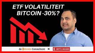 Bitcoin ETF volatiliteit Pump en dan 30 dump [upl. by Tarazi]