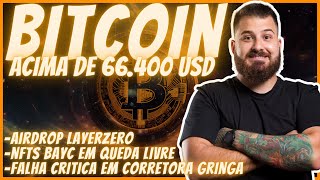 BITCOIN SOBE FORTE APÓS 11 DE QUEDA ETHEREUM E ALTCOINS ACOMPANHAM 🚀 [upl. by Nuahsyt]