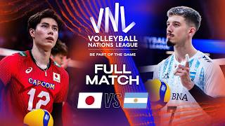 Japans Epic Victory 😳🤯 Japan vs Argentina  Full Match  Mens VNL 2023 [upl. by Copeland]